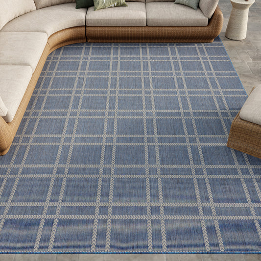 Nourison Horizon Indoor Outdoor HOZ04 Navy Rug alternate image