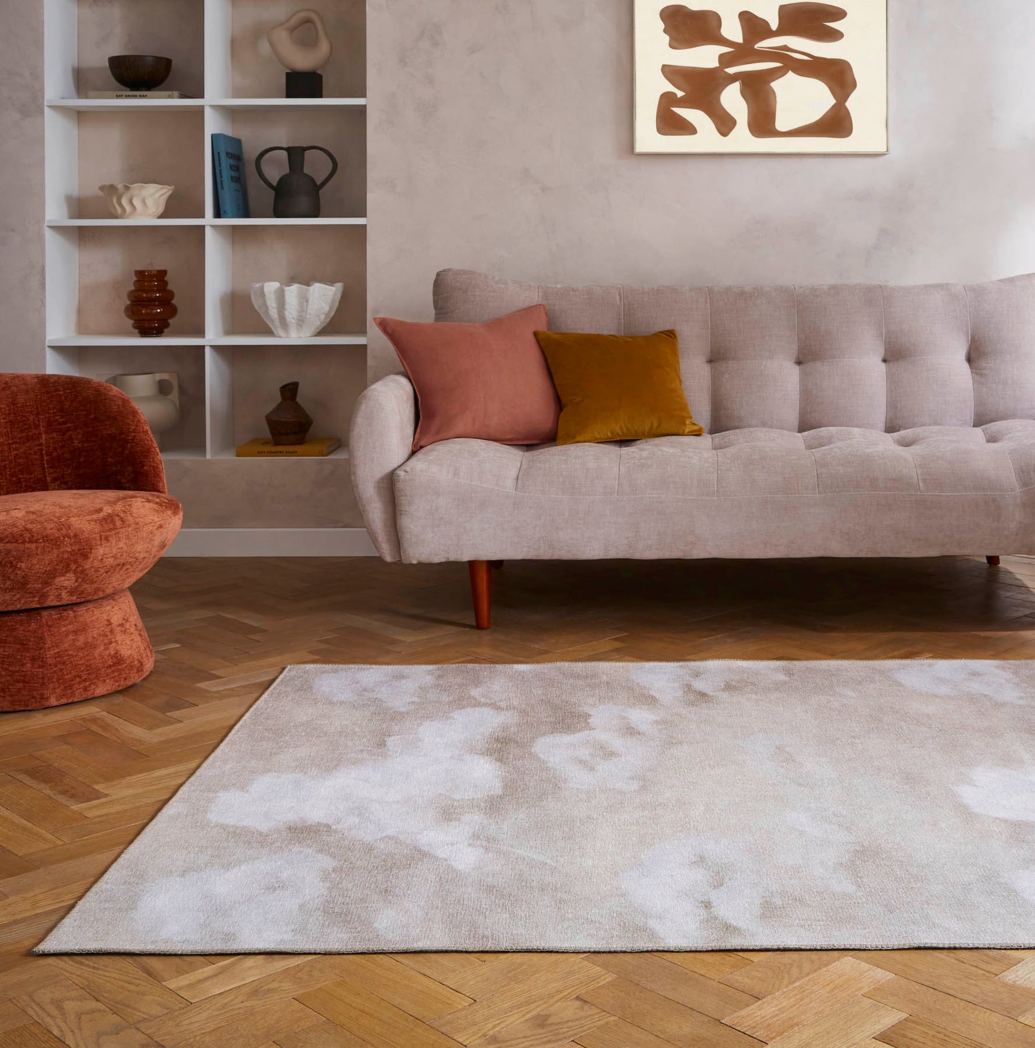 Harlequin Air Golden Light Washable Rug - Love-Rugs