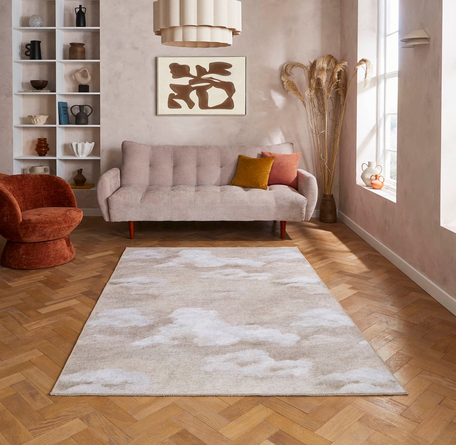 Harlequin Air Golden Light Washable Rug - Love-Rugs