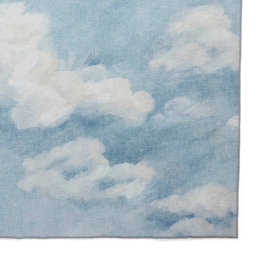 Harlequin Air Sky Blue Washable Runner Rug - Love-Rugs alternate image