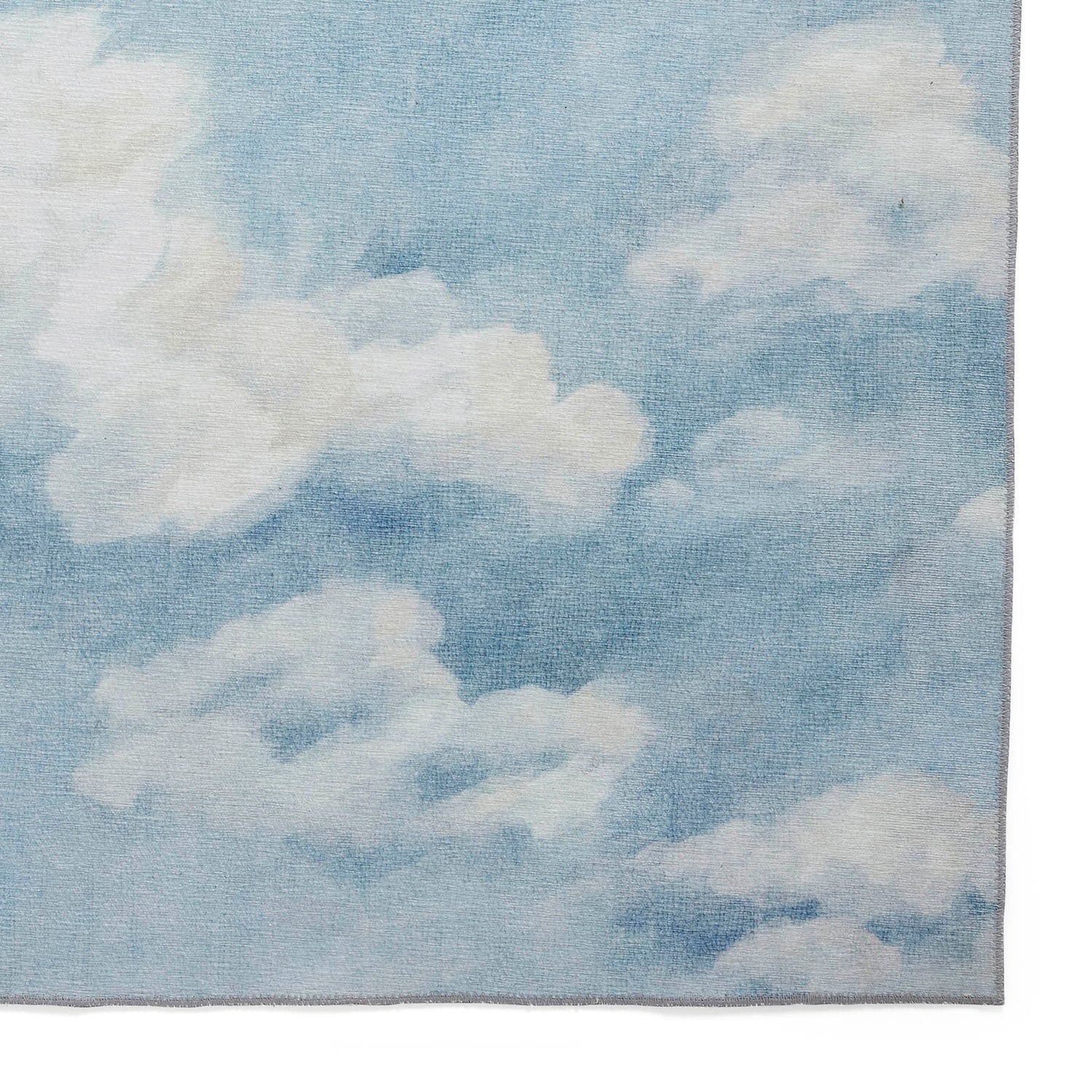 Harlequin Air Sky Blue Washable Runner Rug - Love-Rugs