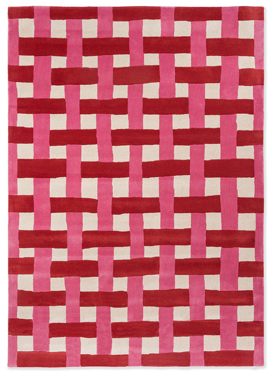 Harlequin Basketweave Coral/Rose 144102 Rug