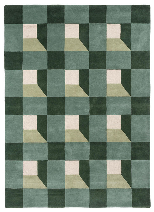 Harlequin Blocks Fern 141907 Rug