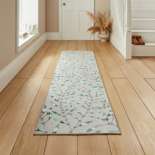 Harlequin Chaconia Putty Forest Washable Runner Rug - Love-Rugs alternate image