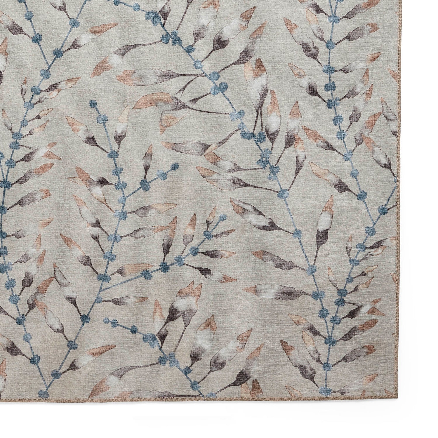 Harlequin Chaconia Stone Russet Washable Runner Rug - Love-Rugs