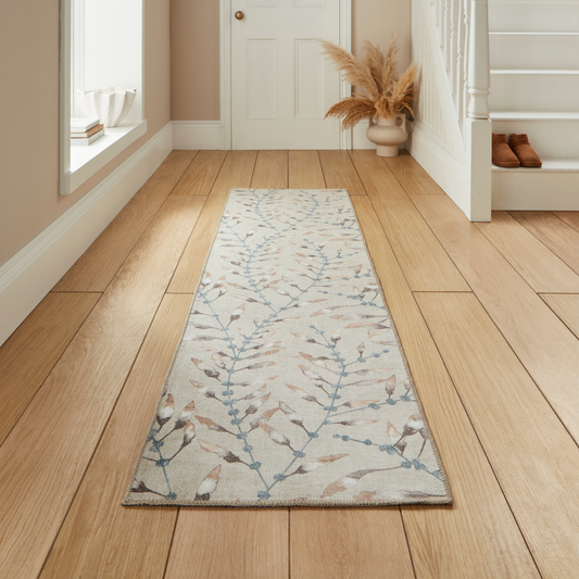 Harlequin Chaconia Stone Russet Washable Runner Rug - Love-Rugs alternate image