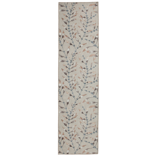 Harlequin Chaconia Stone Russet Washable Runner Rug - Love-Rugs