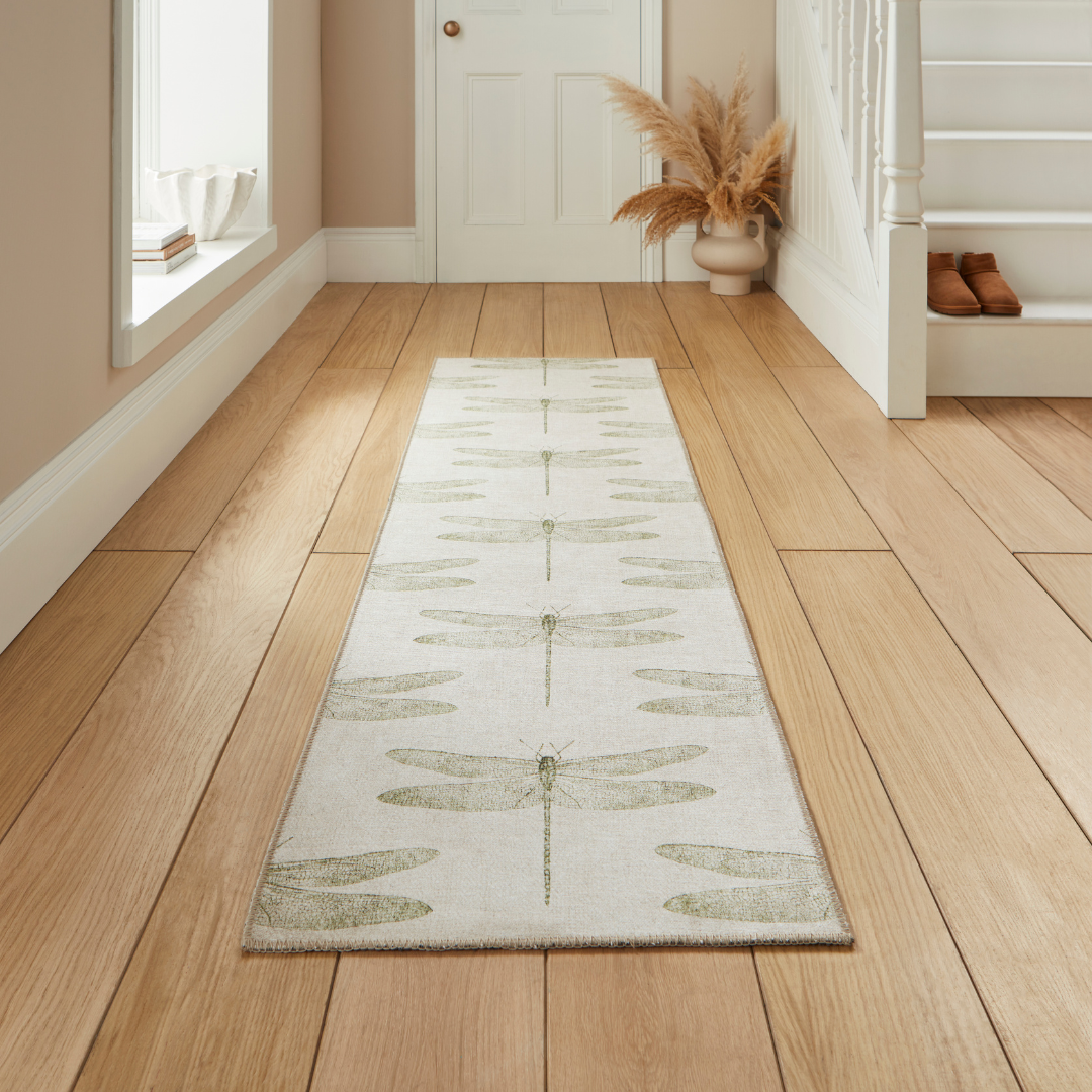 Harlequin Demoiselle Fern Washable Runner Rug - Love-Rugs