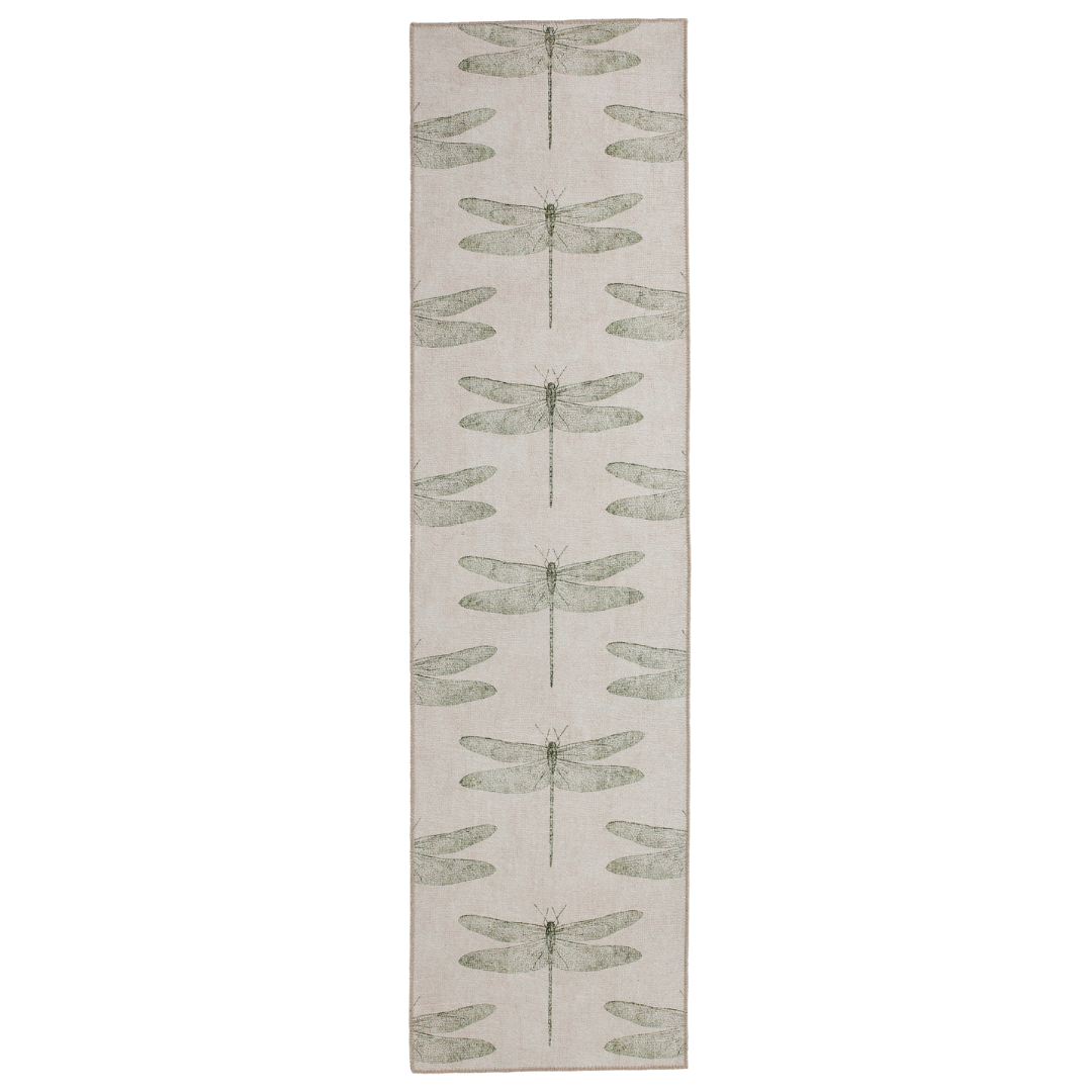 Harlequin Demoiselle Fern Washable Runner Rug - Love-Rugs