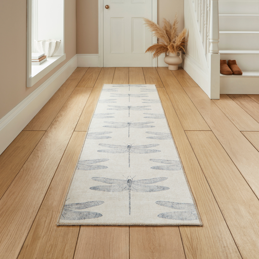 Harlequin Demoiselle Indigo Washable Runner Rug - Love-Rugs alternate image