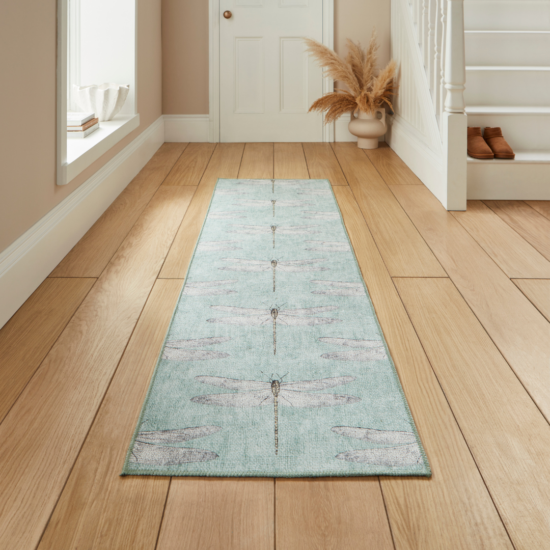 Harlequin Demoiselle Mineral Washable Runner Rug - Love-Rugs