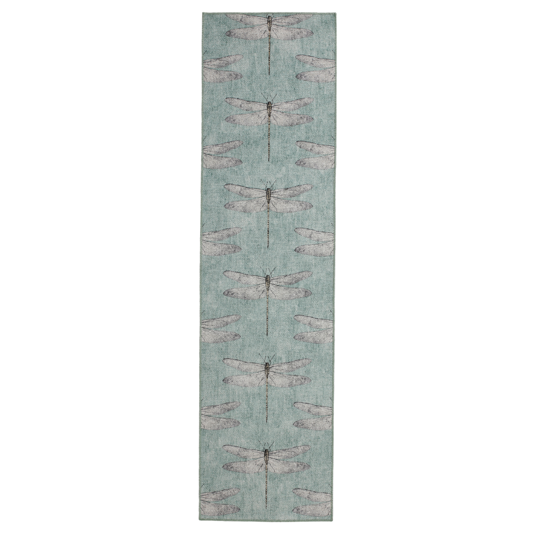 Harlequin Demoiselle Mineral Washable Runner Rug - Love-Rugs