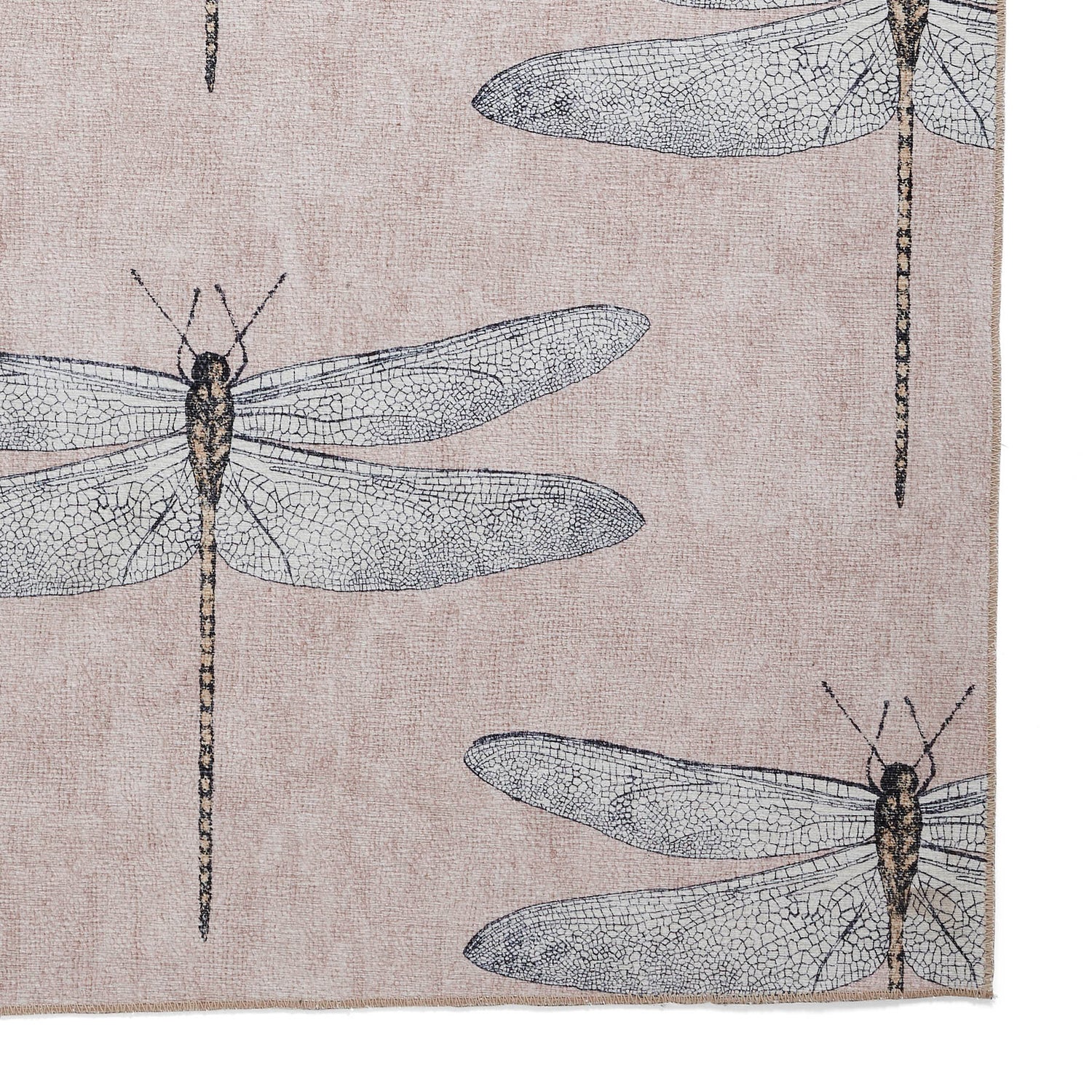 Harlequin Demoiselle Taupe Washable Runner Rug - Love-Rugs