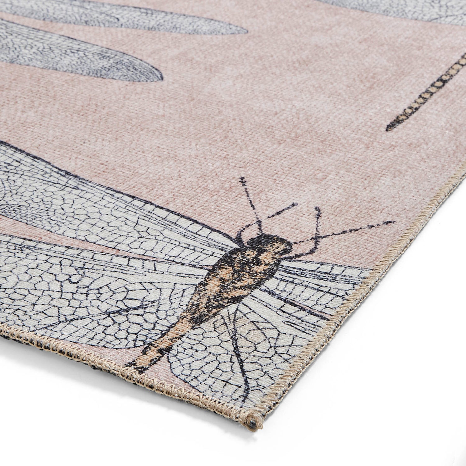 Harlequin Demoiselle Taupe Washable Runner Rug - Love-Rugs