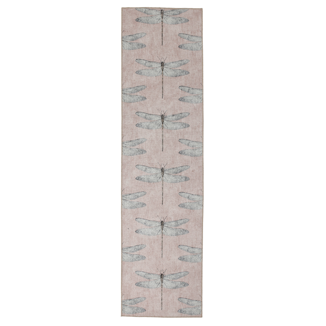 Harlequin Demoiselle Taupe Washable Runner Rug - Love-Rugs