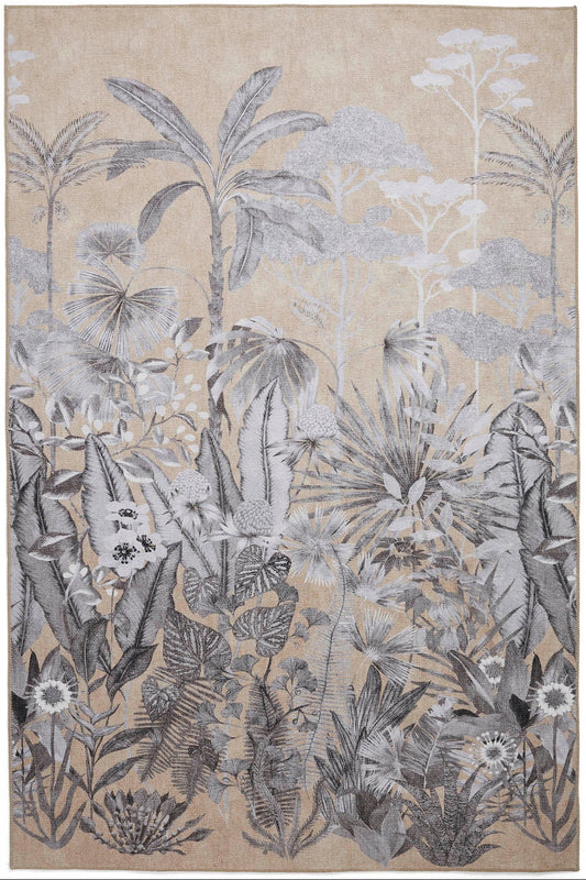 Harlequin Floreana Black Earth Washable Rug - Love-Rugs