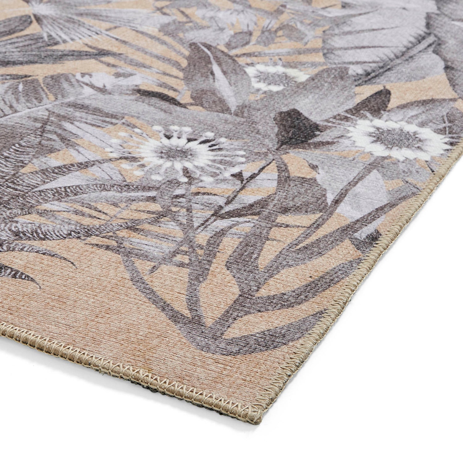Harlequin Floreana Black Earth Washable Runner Rug - Love-Rugs