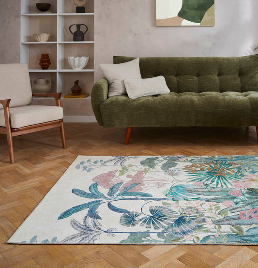 Harlequin Floreana Bleached Coral Washable Rug - Love-Rugs alternate image