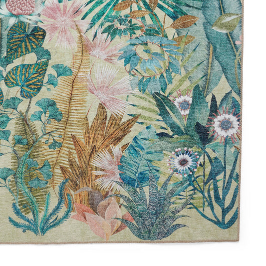 Harlequin Floreana Bleached Coral Washable Runner Rug - Love-Rugs alternate image