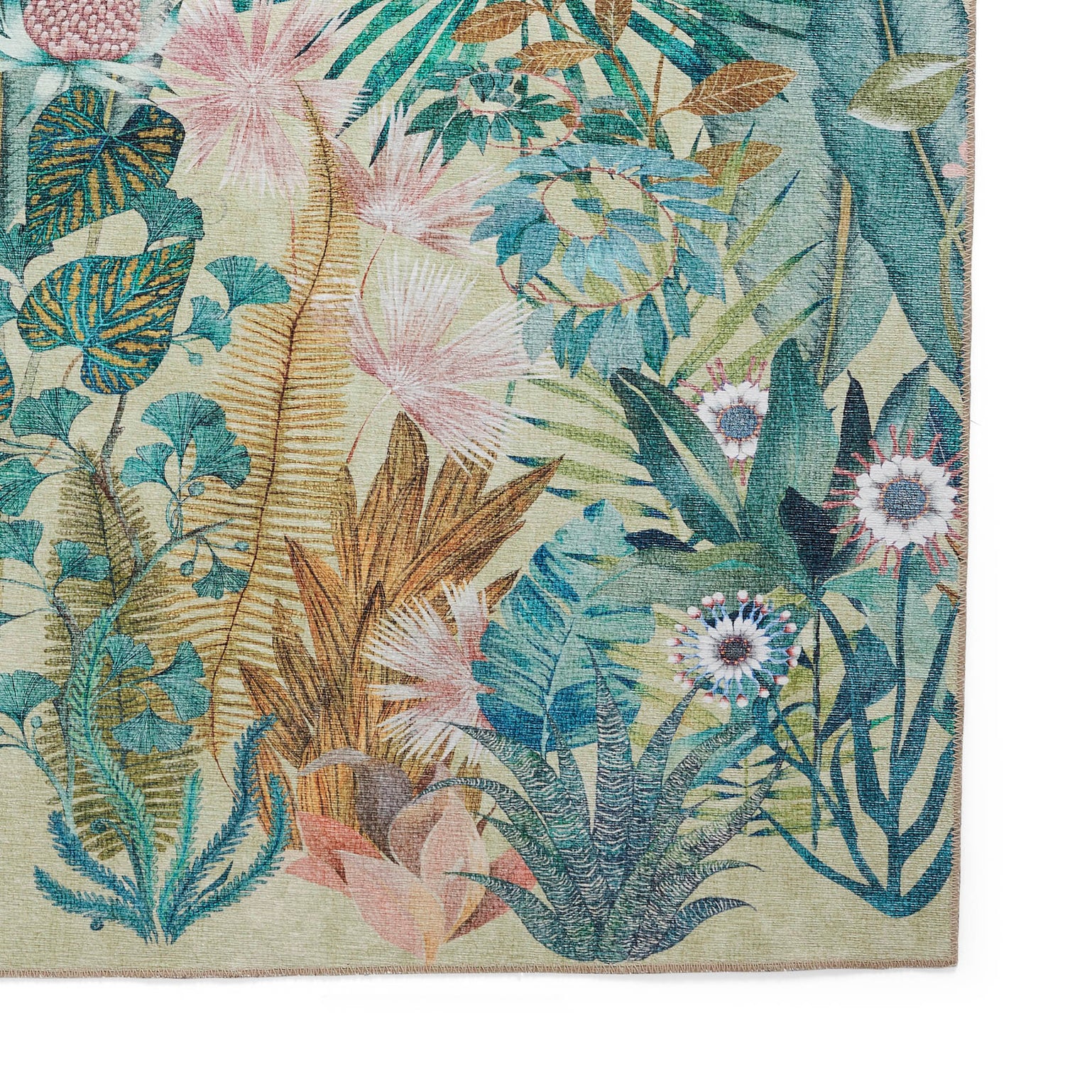 Harlequin Floreana Bleached Coral Washable Runner Rug - Love-Rugs