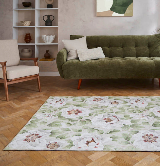 Harlequin Florent Fern Washable Rug - Love-Rugs alternate image