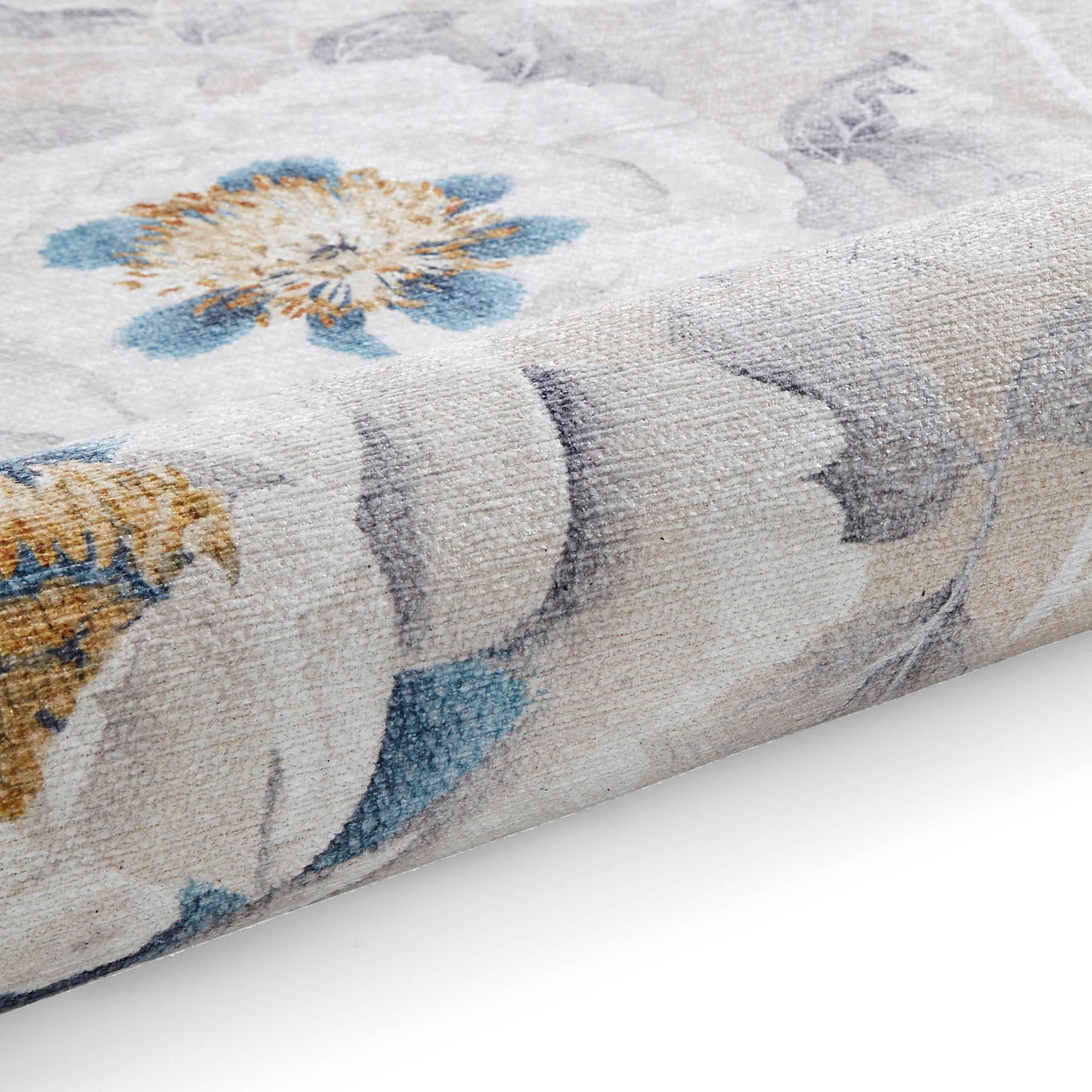 Harlequin Florent Stone Washable Runner Rug - Love-Rugs