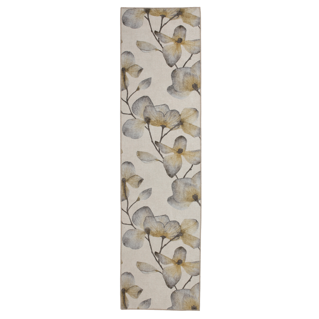 Harlequin Kienze Ochre Washable Runner Rug - Love-Rugs