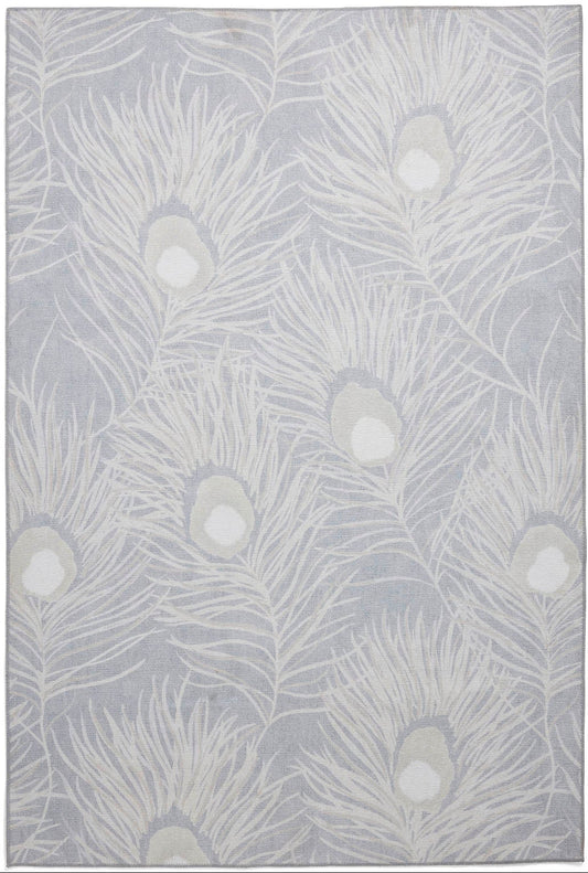 Harlequin Orlena Powder Blue Washable Rug - Love-Rugs