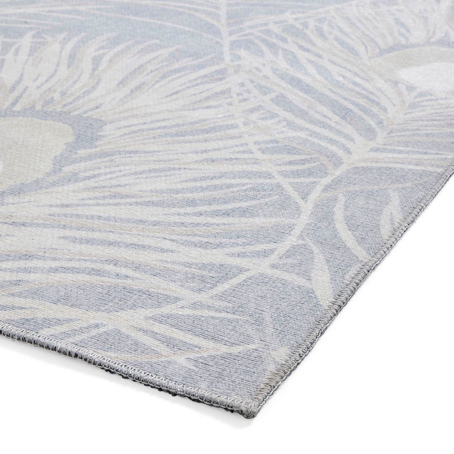 Harlequin Orlena Powder Blue Washable Runner Rug - Love-Rugs