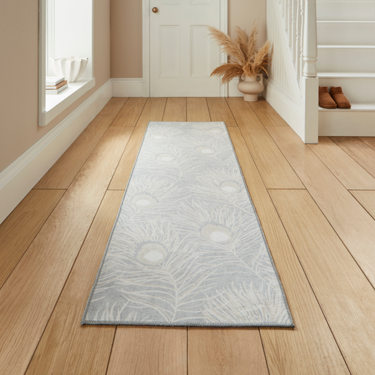 Harlequin Orlena Powder Blue Washable Runner Rug - Love-Rugs alternate image