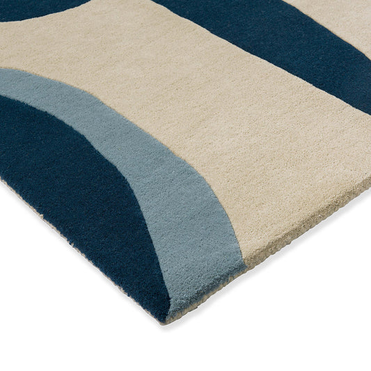 Harlequin Torillo Sky/Cornflower 143908 Rug Corner alternate image