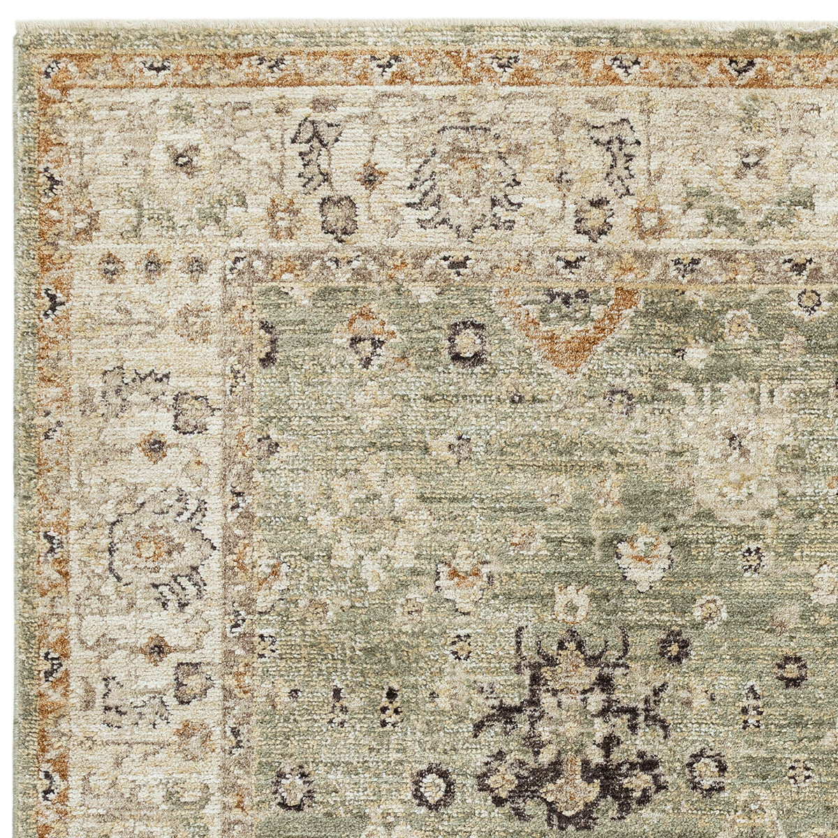 Heriz HE04 Ornate Green Rug – Love-Rugs