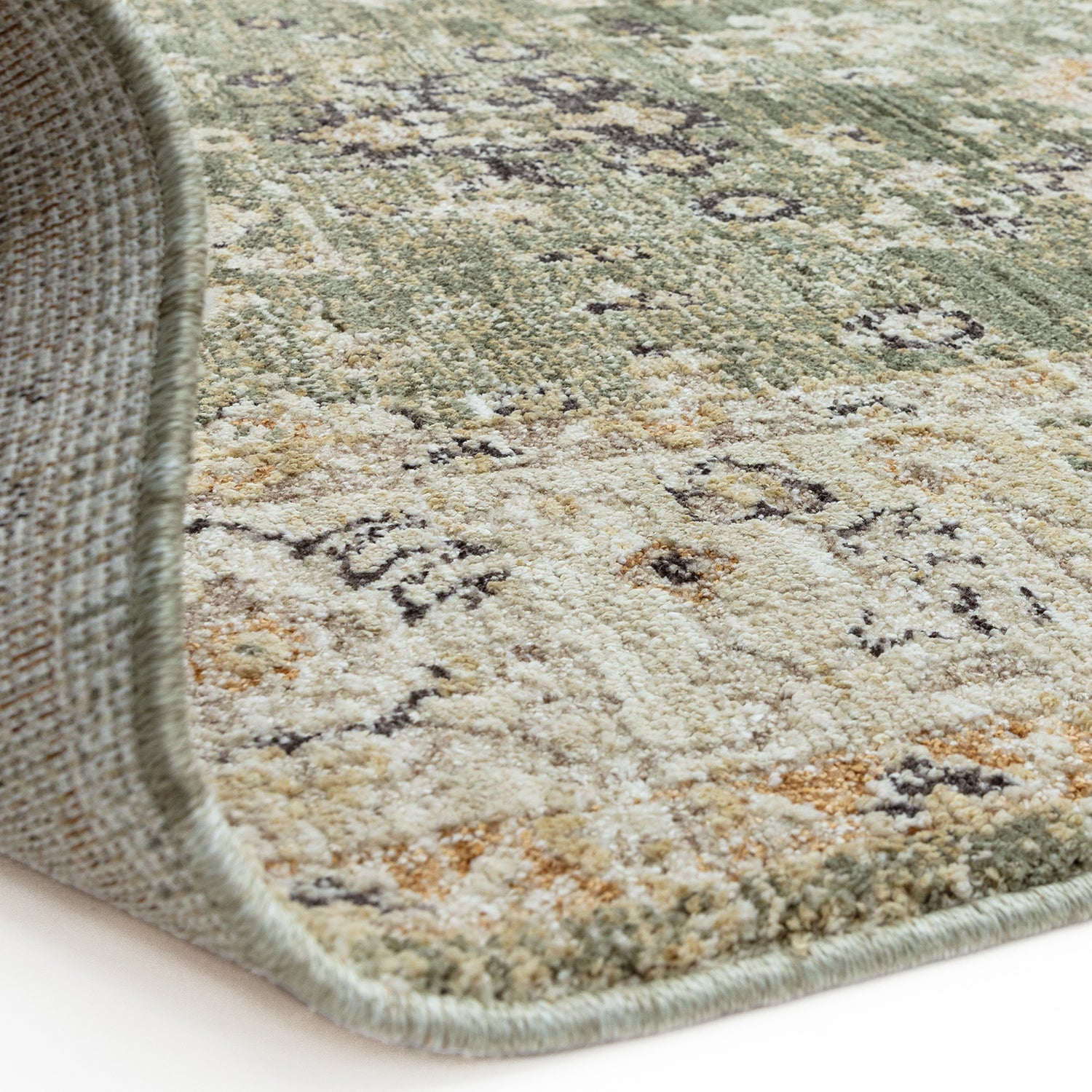 Rinkle Rug Green Rug Heriz HE04 Ornate Green Rug – Love-Rugs