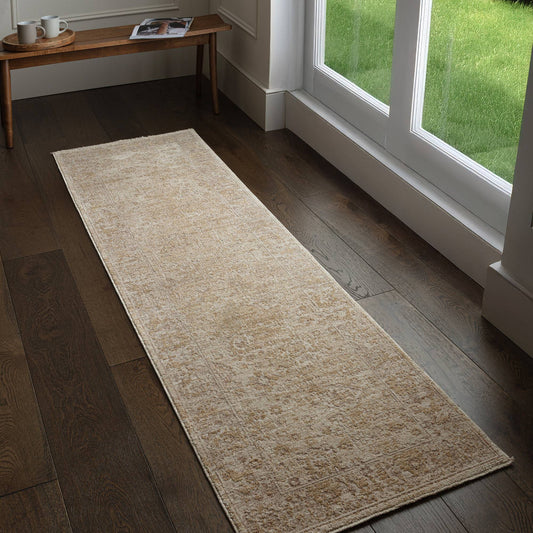 Heriz HE05 Ornate Beige Runner Rug - Love-Rugs alternate image