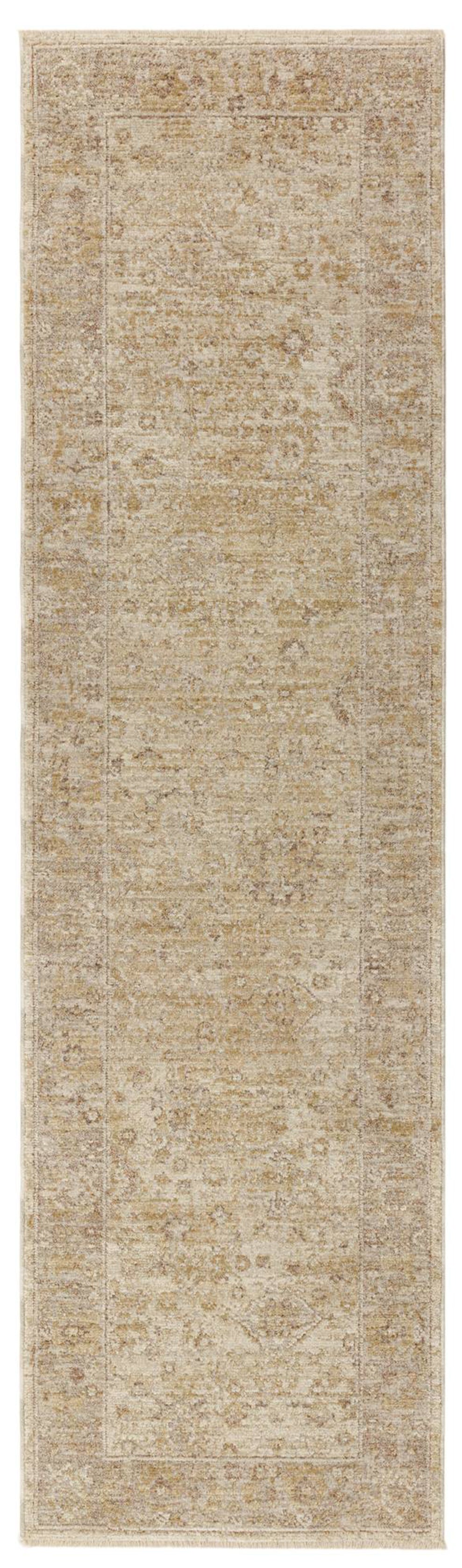 Beige Shell Rug Runner Heriz HE05 Ornate Beige Runner Rug – Love-Rugs