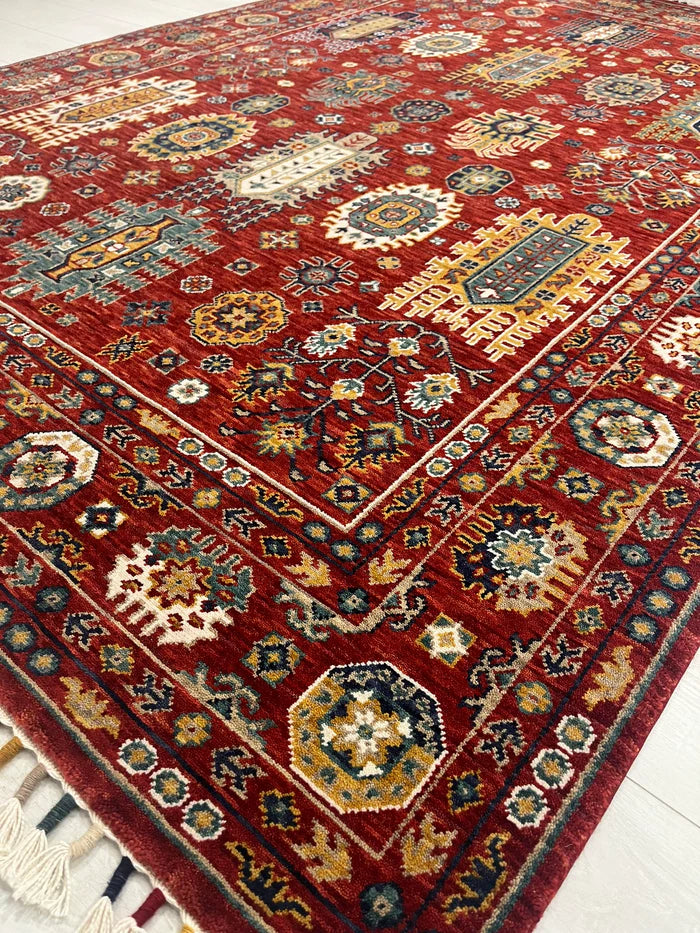 Malaki Kazak Red Rug