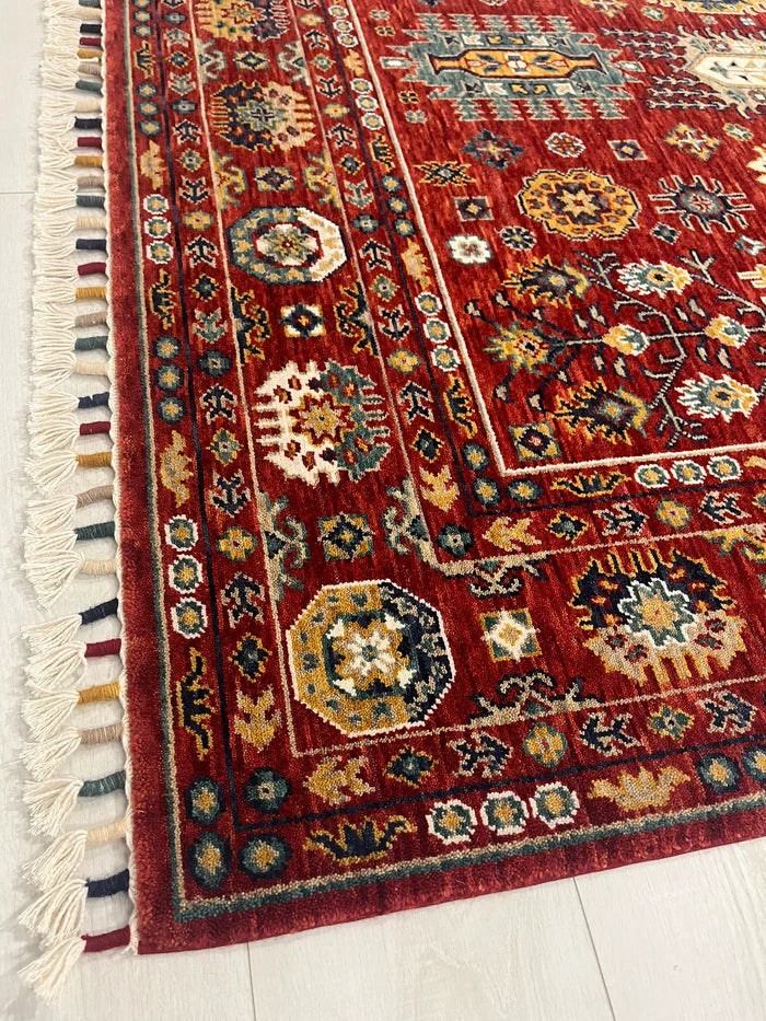 Malaki Kazak Red Rug