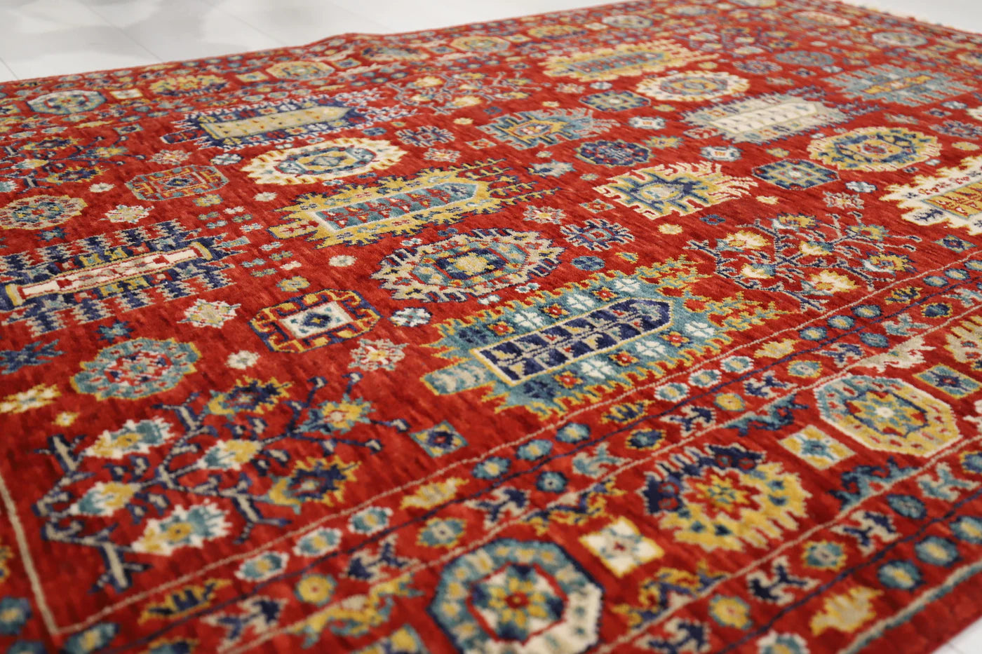 Malaki Kazak Red Rug