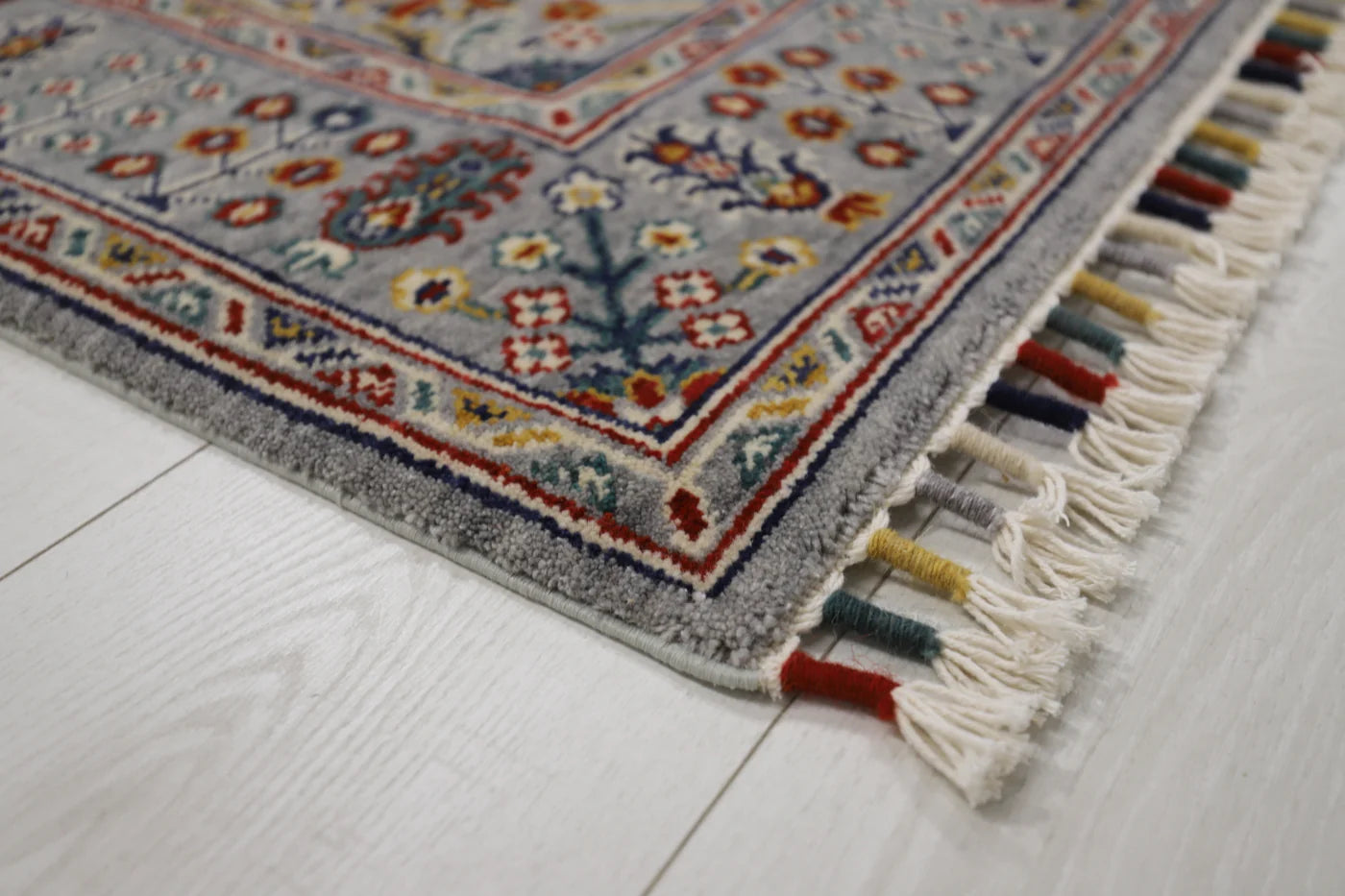Malaki Kazak Grey Rug