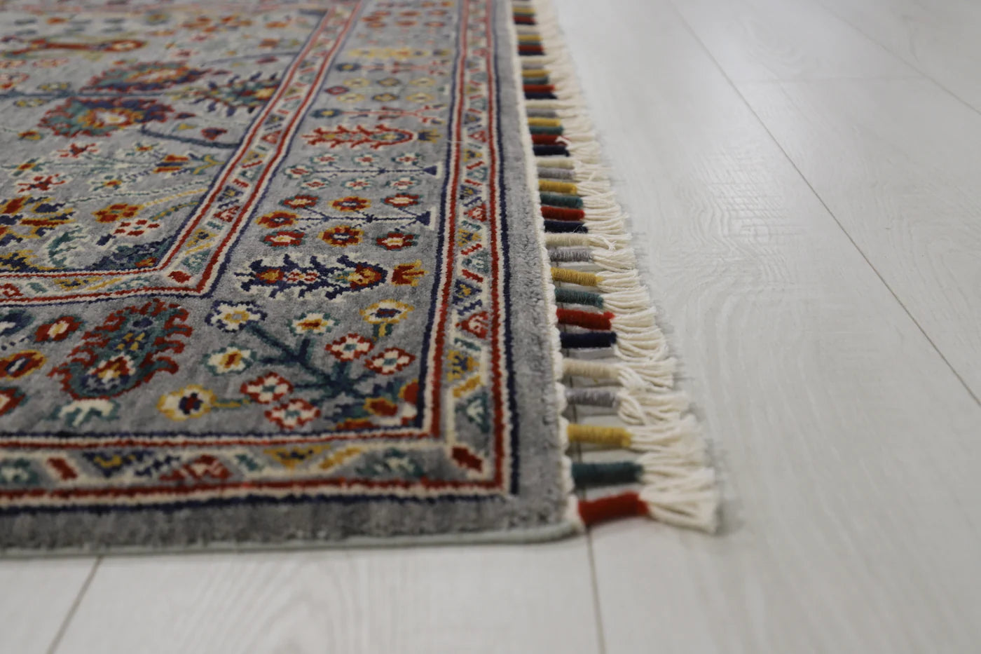 Malaki Kazak Grey Rug