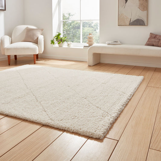 Ideal Shaggy 80260 Cream Rug alternate image