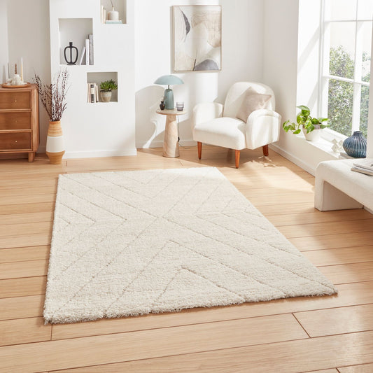 Ideal Shaggy 80362 Cream Rug
