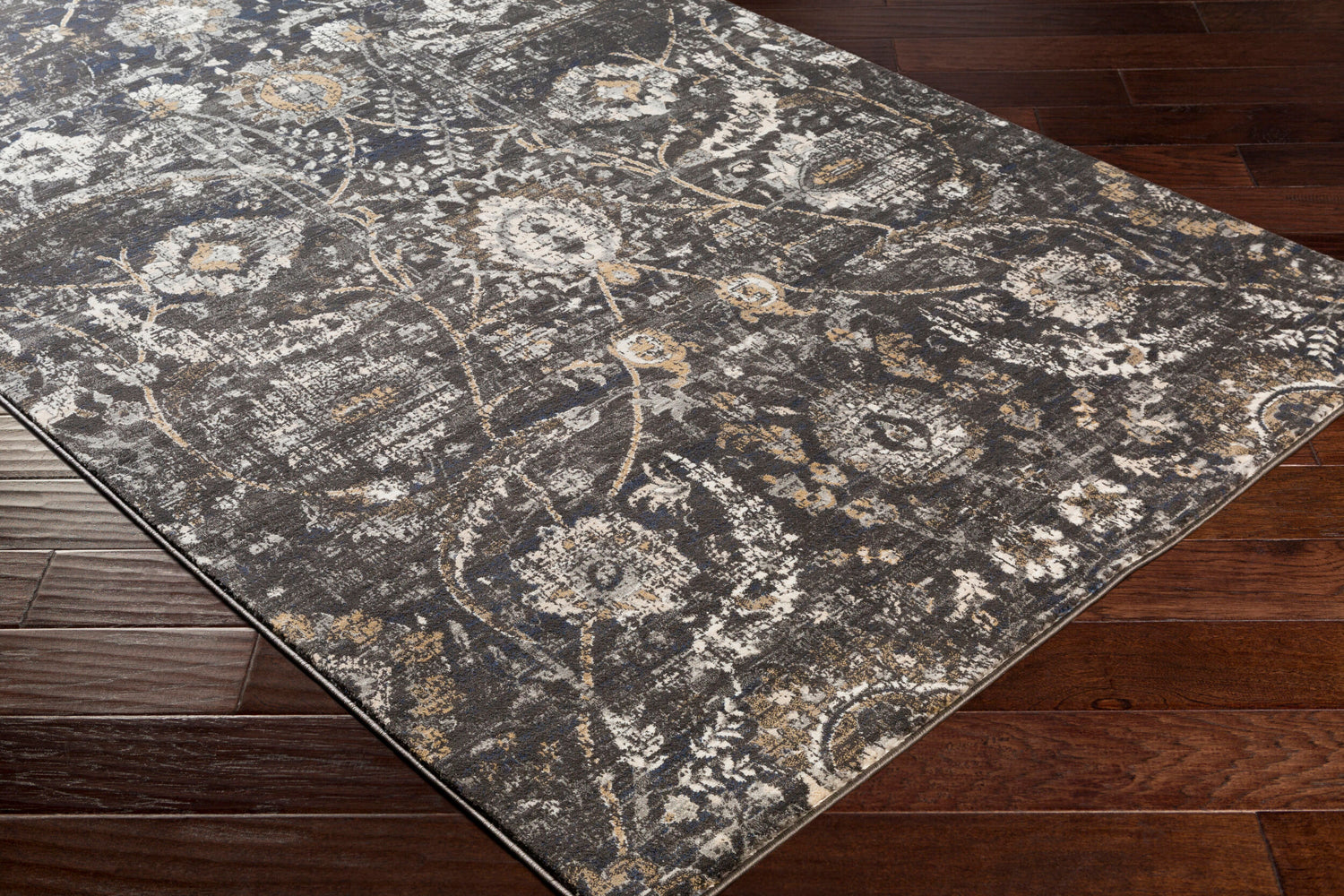 Indigo Vintage Oriental Boho Black IGO2317 Rug - Love-Rugs