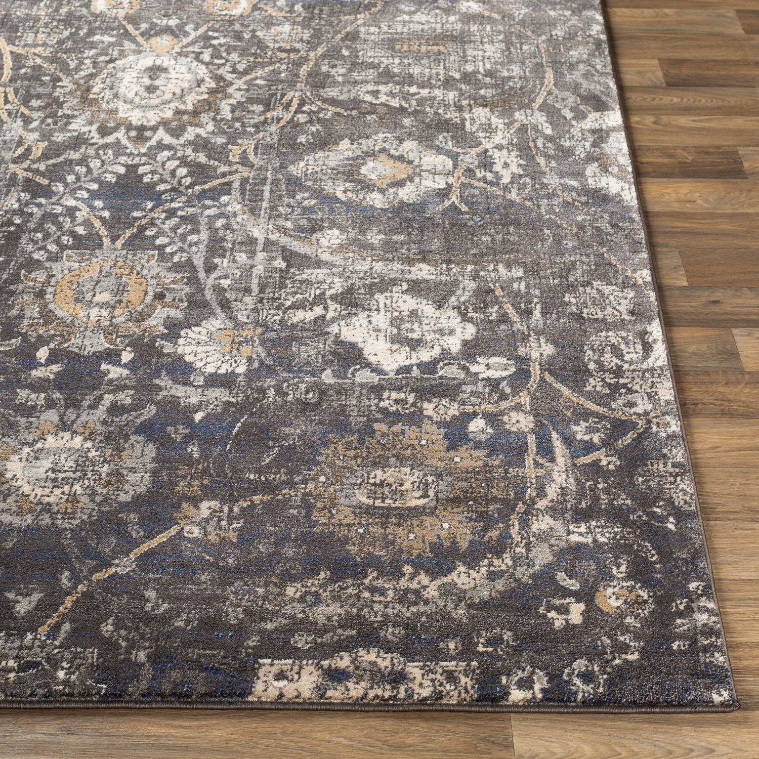 Indigo Vintage Oriental Boho Black IGO2317 Rug - Love-Rugs
