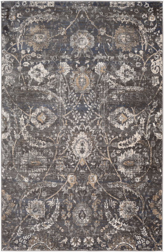 Indigo Vintage Oriental Boho Black IGO2317 Rug - Love-Rugs