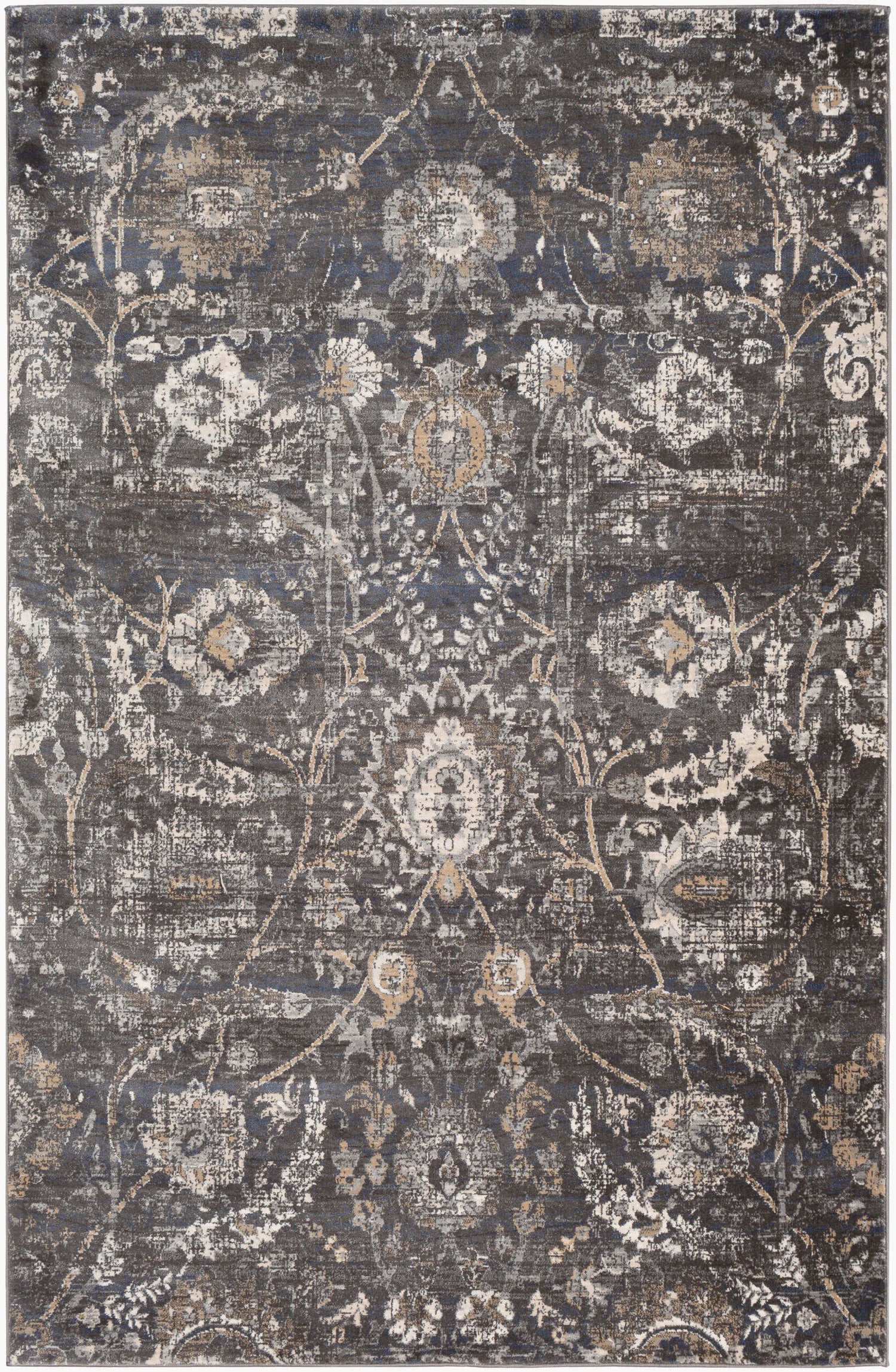 Indigo Vintage Oriental Boho Black IGO2317 Rug - Love-Rugs