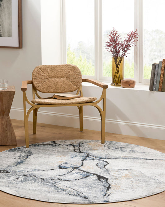 Jolie Modern Abstract JLO2316 Round Rug - Love-Rugs alternate image