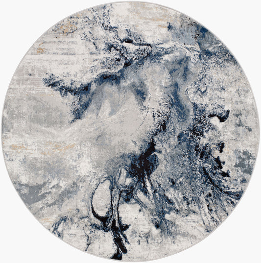 Jolie Modern Abstract JLO2320 Round Rug - Love-Rugs
