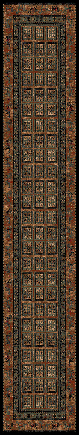 Kashqai 4301/500 Runner Rug - Love-Rugs