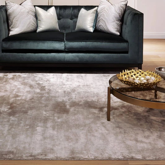 Katherine Carnaby Chrome Latte Rug - Love-Rugs alternate image